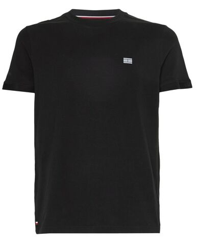 Теннисная футболка Tommy Hilfiger Tech Essentials Short Sleeve Tee - black