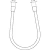 Пластиковый шланг для душа 1250 мм M1/2“xM1/2“ Ideal Standard A3306XG