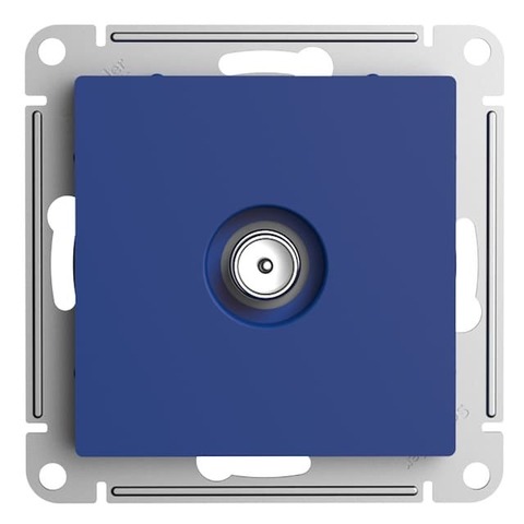 Розетка TV оконечная 1DB. Цвет Аквамарин. Schneider Electric AtlasDesign. ATN001191