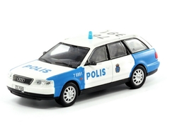 Audi A6 Avant Police Sweden 1:43 DeAgostini World's Police Car #38
