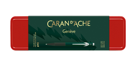 Ручка шариковая Caran d’Ache 849  Wonder Forest LE 2021, Dark Green CT(CC0849.221)