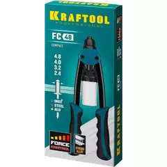 KRAFTOOL  MaxKraft-48 2.4-4.8 мм, 290 мм, компактный двуручный заклепочник (31161)