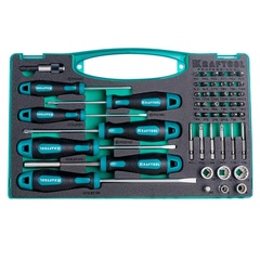 KRAFTOOL X-Drive 50, 50 предм., набор отверток и насадок (25815)