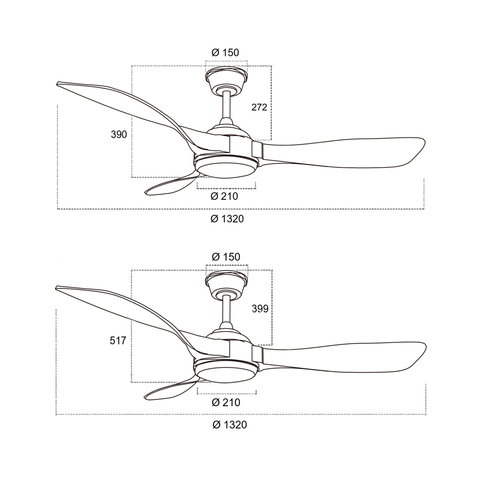 Люстра-вентилятор светодиодная Sonex STORM 7702/24L VIVA LED SN24 черный/серое дерево
