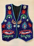 Жилетка Бухарская фиолетовая