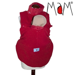 Флисовая слинговставка-накидка для мамы и малыша МаМ Сold Weather Insert, Красный (Autumn Leaf)