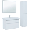 Aquanet 242581 Тумба Nova Lite 100 2 ящ. цв. бел. глянец (242581)