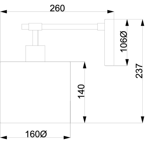 Бра Elstead BALANCE1 BRPB