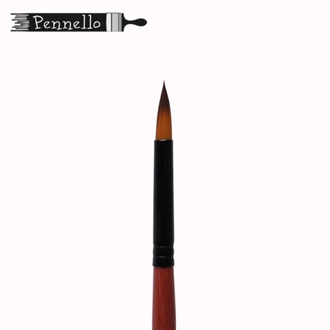 кисть Pennello синтетика круглая №7 короткая ручка