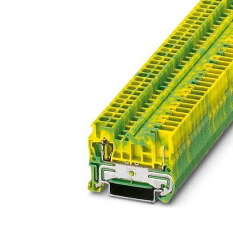 ST 2,5/ 1P-PE-Заземляющий клеммный модуль с пружинными зажимами