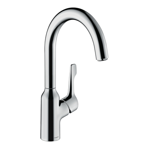 Hansgrohe Focus M43 71812000 Кухонный смеситель однорычажный, 220, Eco, 1jet хром