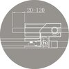 Душевой уголок Cezares SLIDER R-2 SLIDER-R-2-80/90-C-Cr