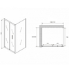 Abber Sonnenstrand AG07110-S85 Душевой уголок, 110x85x195