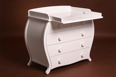 БИ 222 "Сапфир" комод с пелен. столиком (венге)