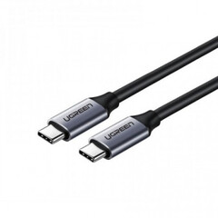 Кабель UGREEN US161 USB-C 3.1 Cable Nickel Plating Aluminum Shell 1,5м, серый