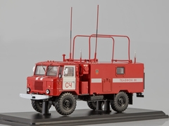 GAZ-66 KShM R-142N 66 Command-staff fire department 1:43 Start Scale Models (SSM)