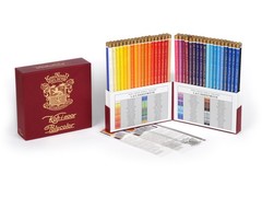 Набор художественных цветных карандашей POLYCOLOR RETRO 72 цвета в подарочном премиум-пенале в стиле 1й половины XX века