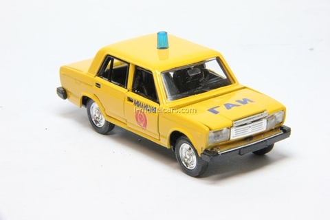 VAZ-2107 Lada GAI Police USSR Agat Mossar Tantal 1:43