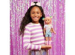 Glitter Girls Никси с розовыми волосами и с аксессуарами для волос 35 см. (GG51076)