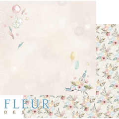 Бумага для скрапбукинга FLEUR-design, двусторонняя 30*30 см, 190 гр.