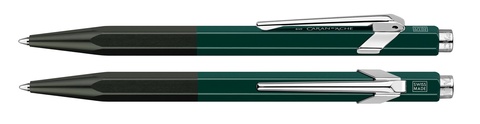 Ручка шариковая Caran d’Ache 849  Wonder Forest LE 2021, Dark Green CT(CC0849.221)