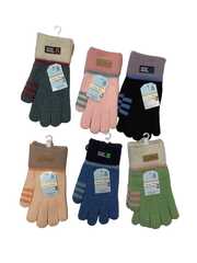 Перчатки. Детские. Материал верха: Текстильные. Подклад: Трикотаж-шерсть.12 шт в упаковке, разные цвета.