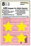 ABS-противоскользящие наклейки Regia для носков желтые звезды (8 шт.)