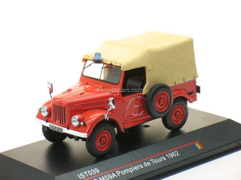 ARO M59 Pompiers de Tours red 1954 IST039 IST Models 1:43