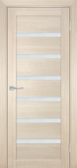 Дверь ТЕХНО-707 / Цвет Капучино / белый сатинат / Двери МАРИАМ