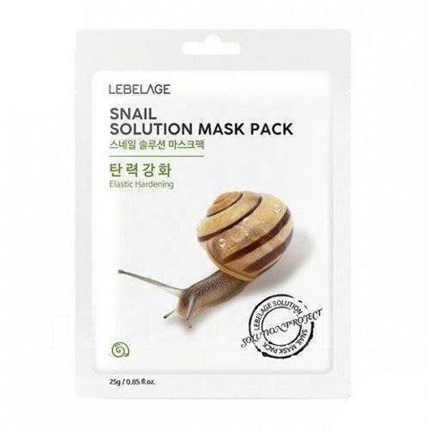 Lebelage Маска тканевая Lebelage Snail Solution Mask