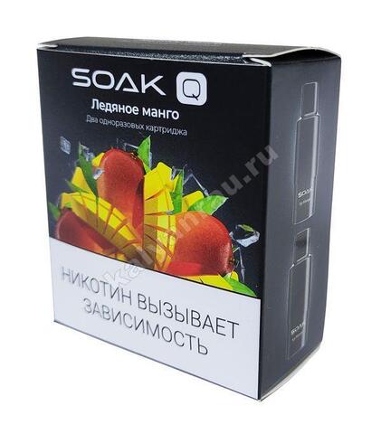 Картриджи SOAK Q 1500 затяжек - Ледяное манго (Icy Mango)