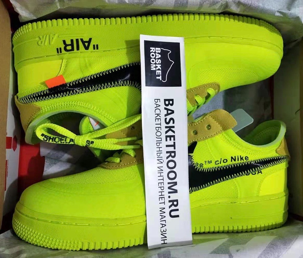 Off white nike box best sale
