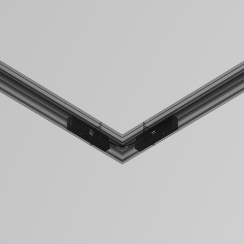 Коннектор питания угловой 7.5см Maytoni Levity TRA184CPC-1B-7.5