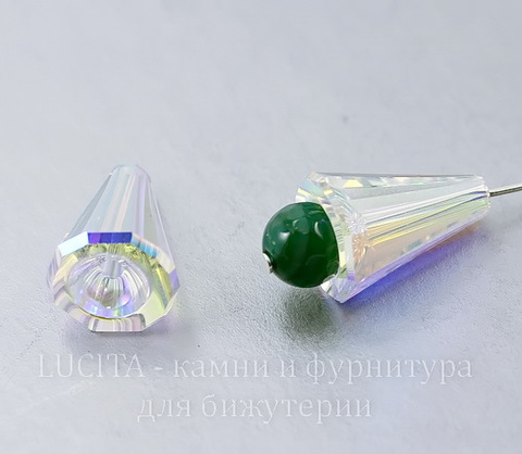 5540 Бусина - конус Сваровски Crystal AB 17 мм