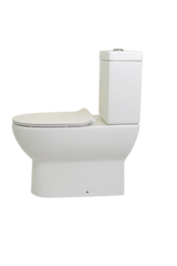 BR1002R УНИТАЗ-КОМПАКТ HDC639P Creo безободковый  нано белый	с сиденьем