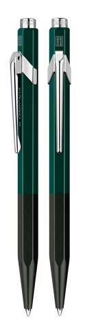 Ручка шариковая Caran d’Ache 849  Wonder Forest LE 2021, Dark Green CT(CC0849.221)