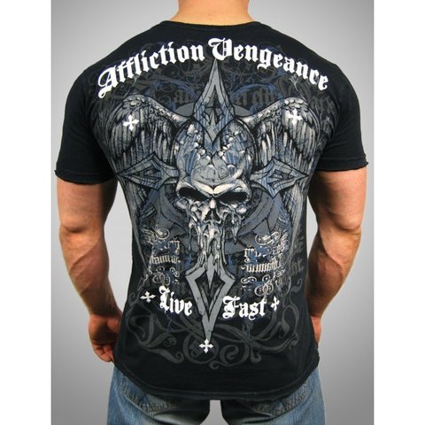 Affliction | Футболка мужская Swift A1055 спина