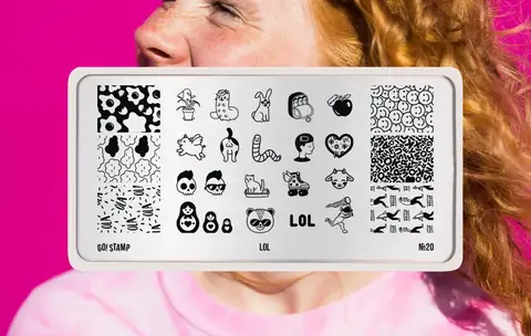 Пластина для стемпинга GO STAMP 020 Lol