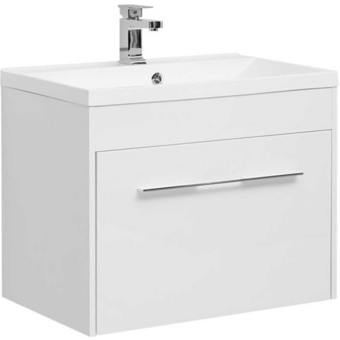 Aquanet 225439 Тумба с раковиной Августа 75 цв.белый (225439)