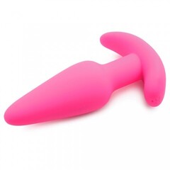 Анальная пробка Bang! 21X Remote Control Vibrating Silicone Butt Plug с пультом дистанционного управления, розовый, 10.4х3 см