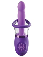 Фиолетовая помпа-вибратор Ultimate Pleasure Pro Plus - 