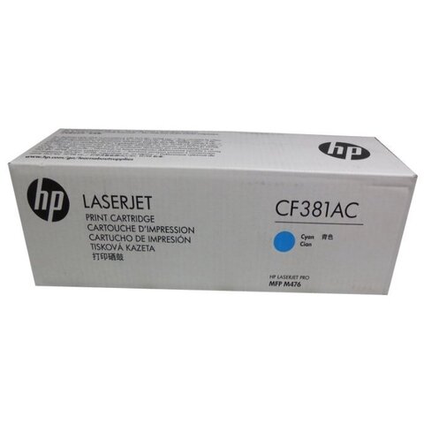 Лазерный картридж HP CF381AC 312A голубой