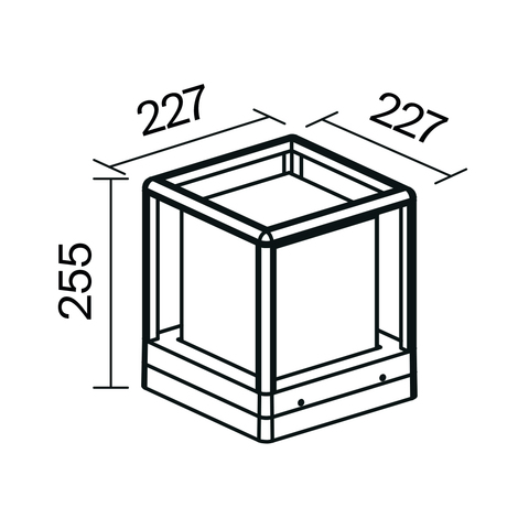 Ландшафтный светильник Maytoni Trim O455FL-01GF