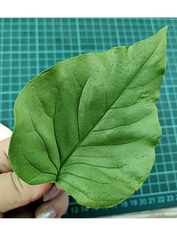 Молд лист сирени 12х9,3см