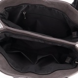 Сумка Саломея 483 мульти итальянский серо-черный