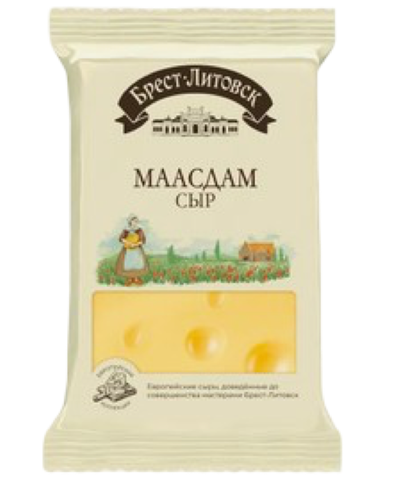 Сыр полутвердый Брест-Литовск МААСДАМ 200гр