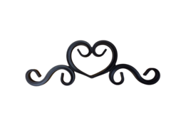 Кованый элемент "Навершие 5S", 400х135 мм