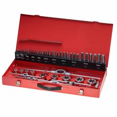 Набор метчиков и плашек M3 -M20 HSSE 54пр Ruko 245040E (!)