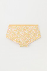 трусы/ уп  для девочки  К 1964-3уп/сливки,светлая мимоза,цветочный узор
