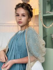 Радонька. Платье льняное макси с вышивкой в этностиле PL-422604